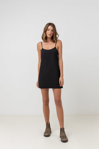 Classic slip Dress Black