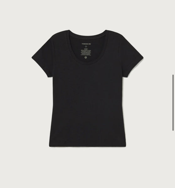 Black Hemp Regina Tee