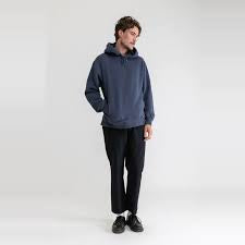 Classic Fleece Hood Navy