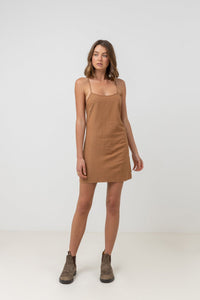 Classic slip Dress Caramel