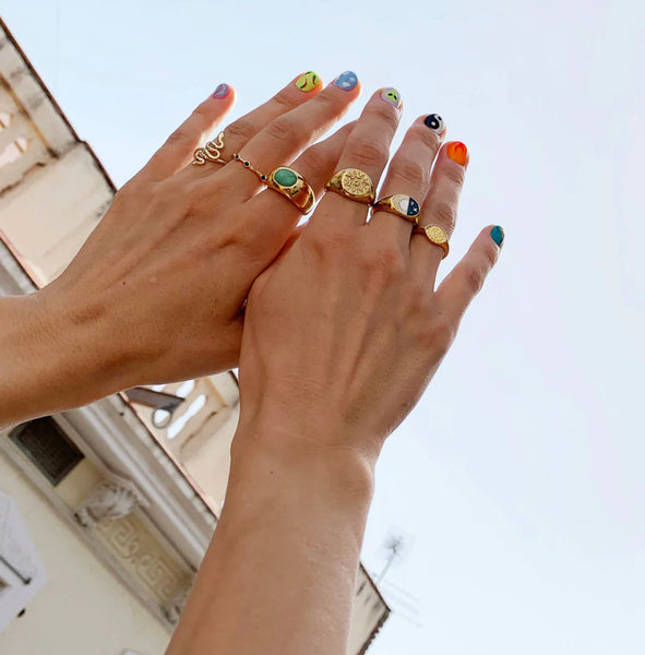 Green Stone Ring