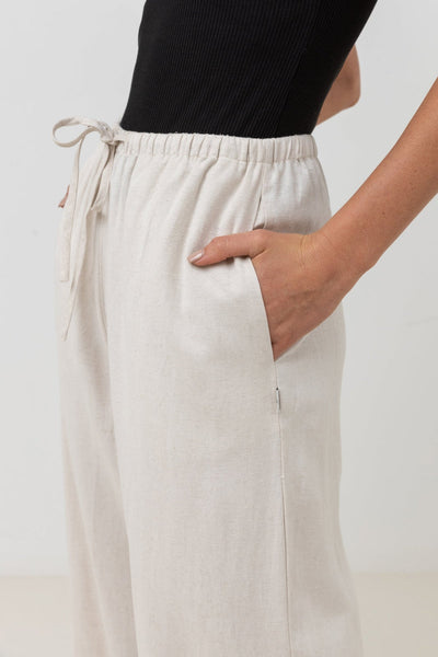 Classic Drawstring Pant Oat