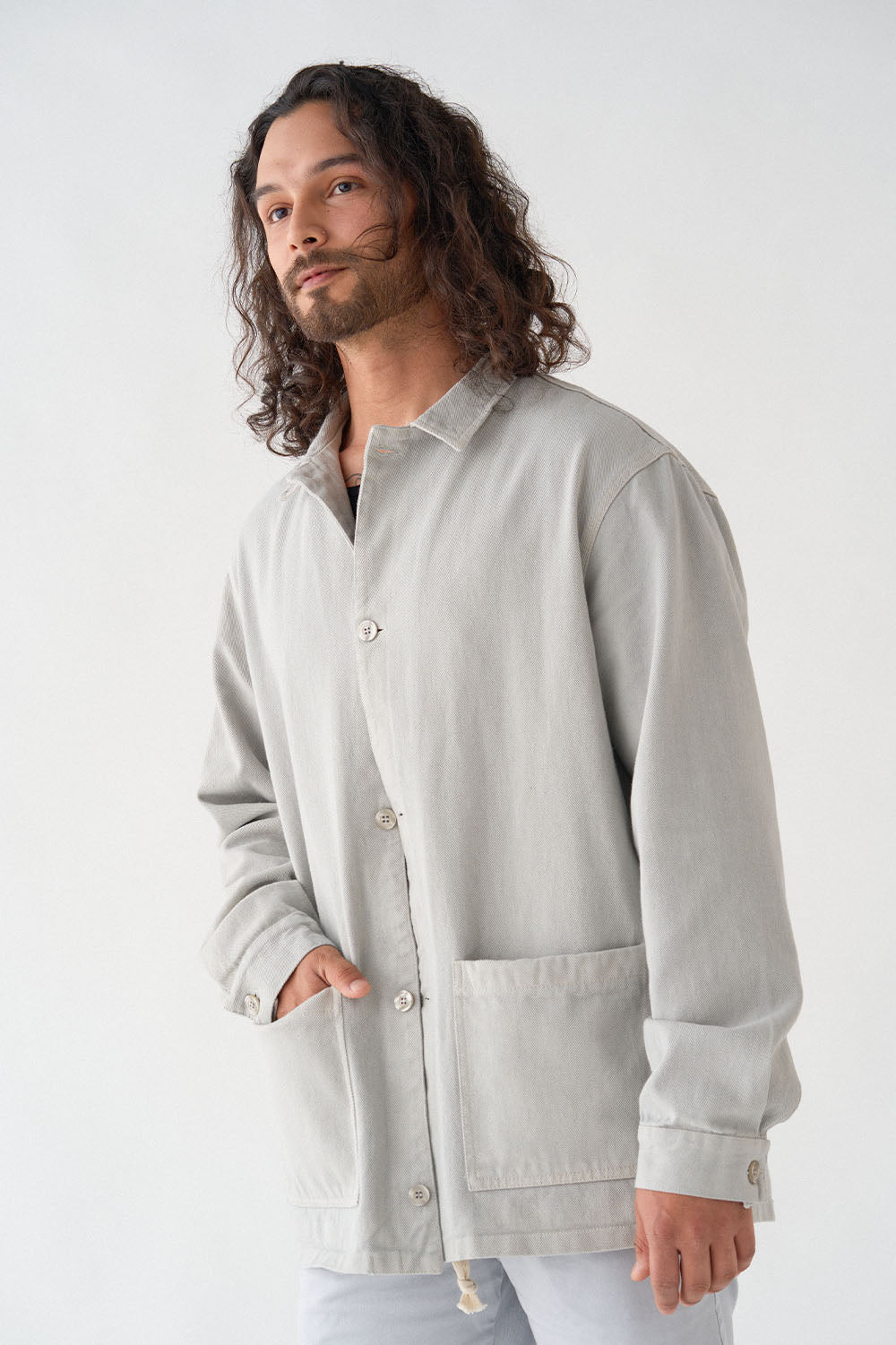 SobreCamisa Gris Piedra