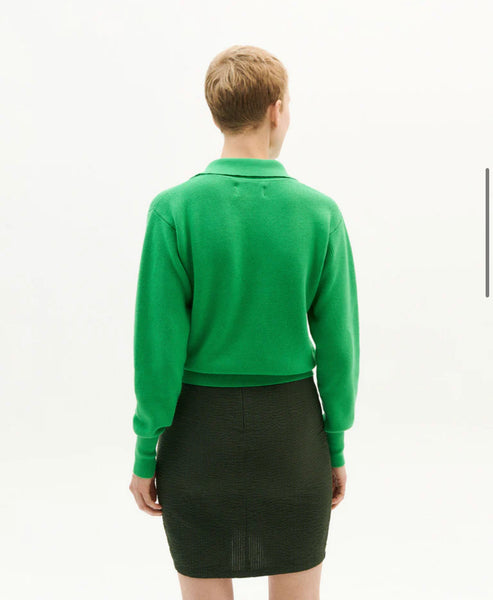 Green Seersucker Rachel Skirt