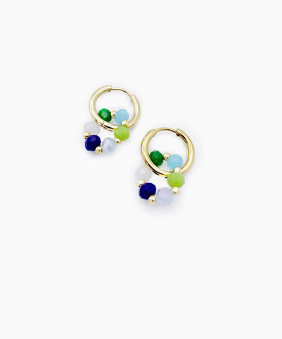 Stones Circle Earings