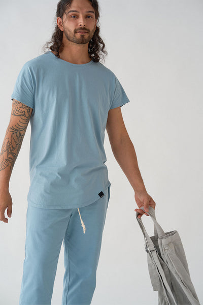 Camiseta Azul Cielo Unisex SS Lisa