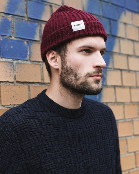 Alfie Beanie Burgundy