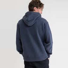 Classic Fleece Hood Navy