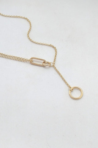 Tica Necklace (Gold plated brass)