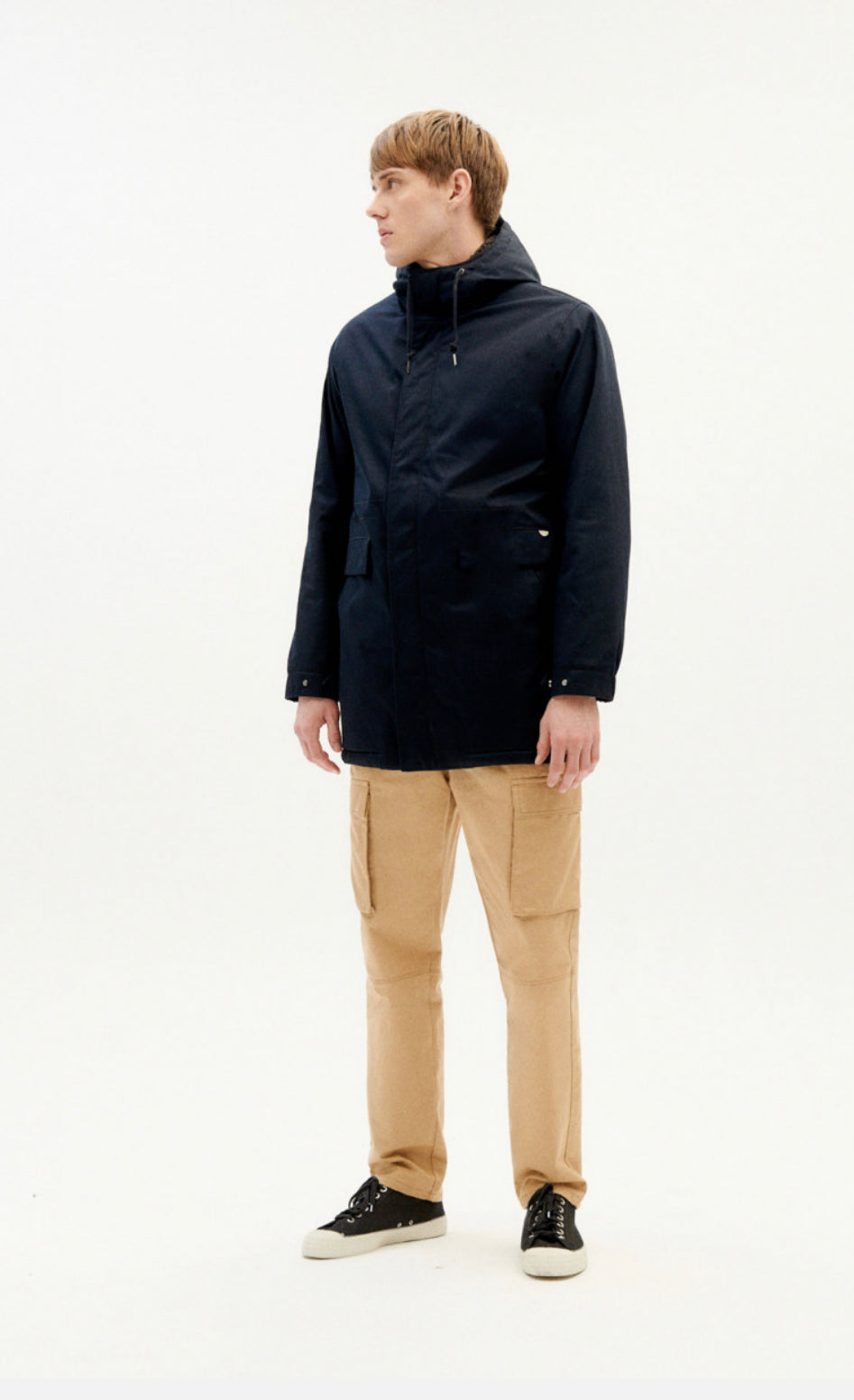 Navy Trash Peps Coat