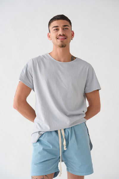 Camiseta Gris Piedra Unisex SS Lisa