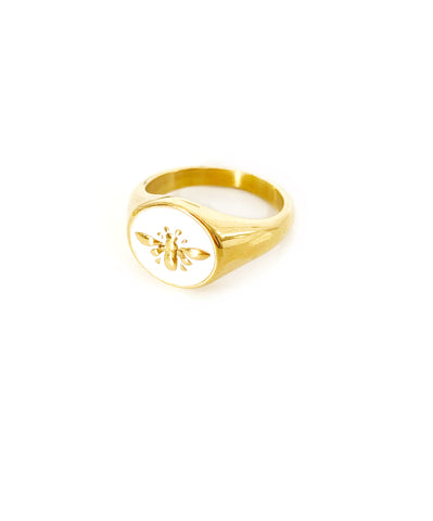 Lily Bee white Ring