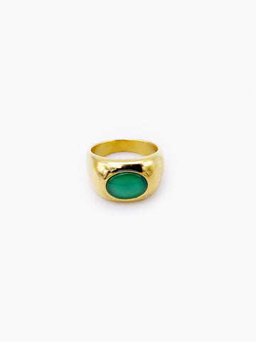 Green Stone Ring