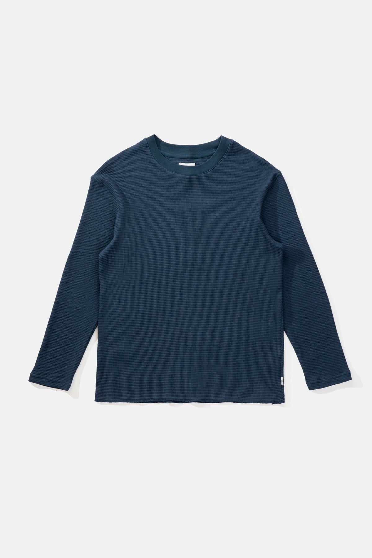 Classic Waffle Knit (worn navy)