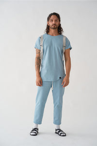 Camiseta Azul Cielo Unisex SS Lisa
