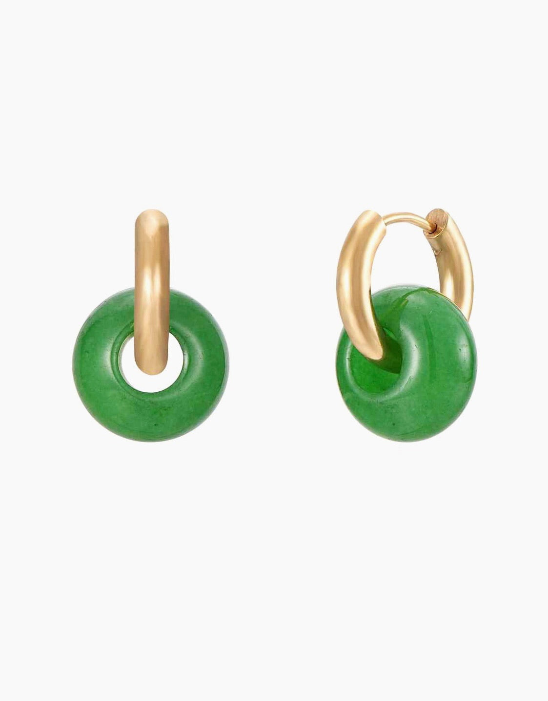Green Stone Earings