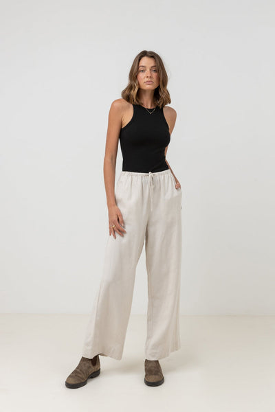 Classic Drawstring Pant Oat