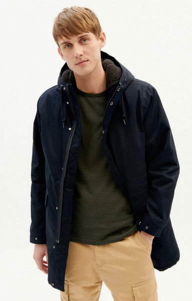 Navy Trash Peps Coat