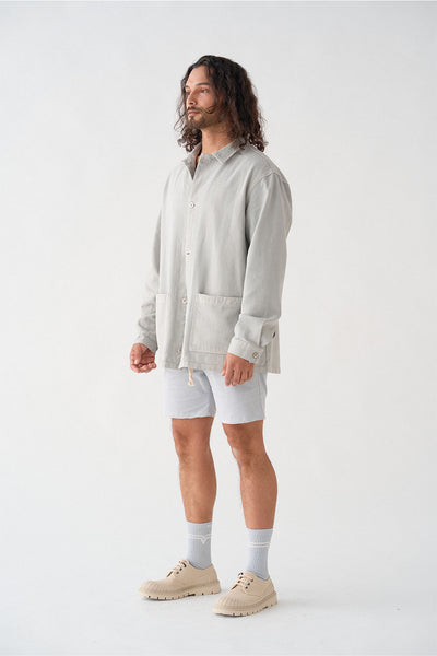 SobreCamisa Gris Piedra