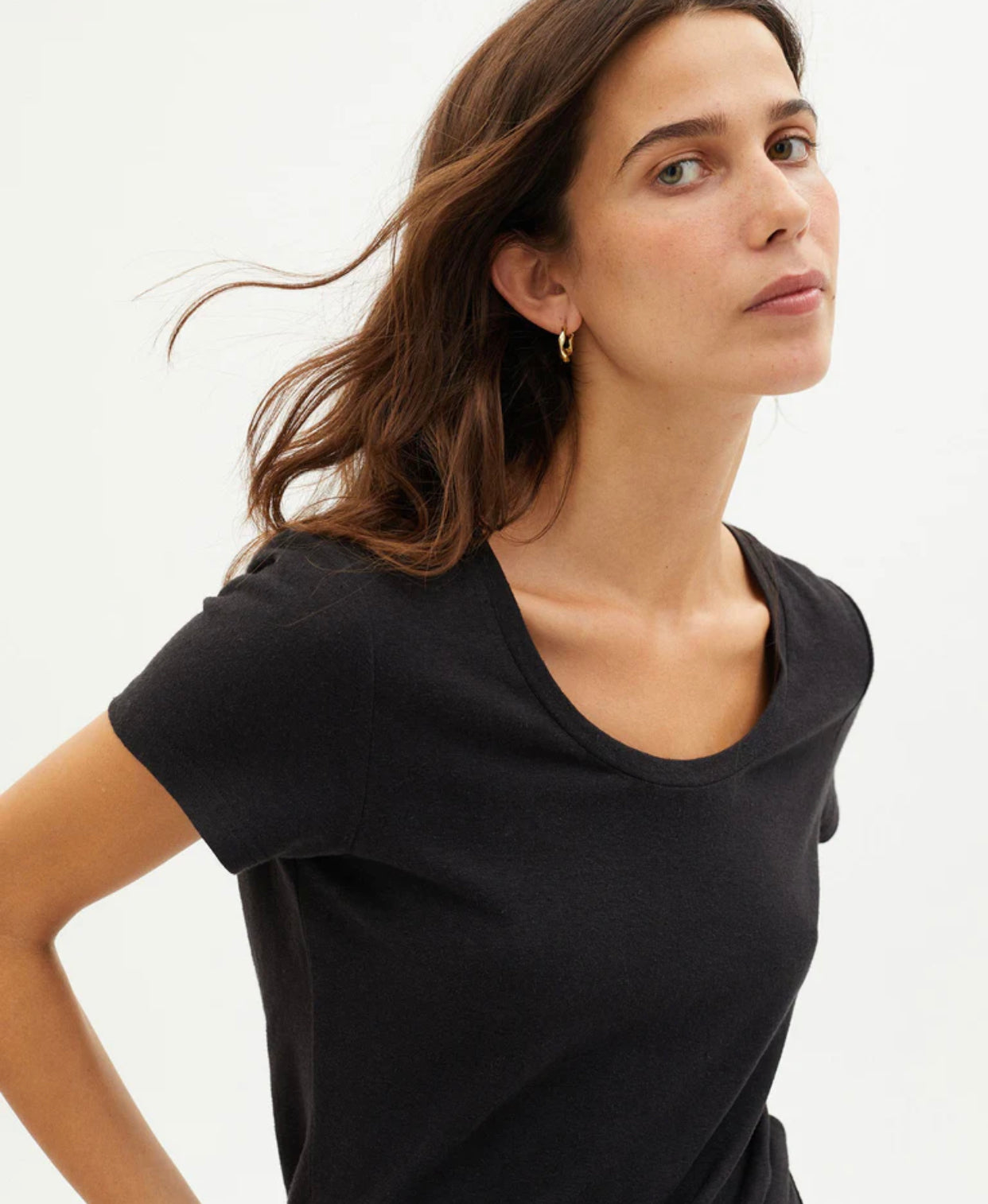 Black Hemp Regina Tee