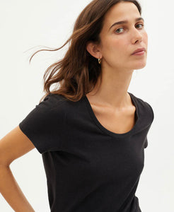 Black Hemp Regina Tee