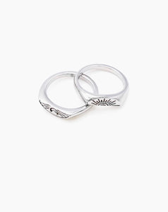 Sunmoon Ring Silver