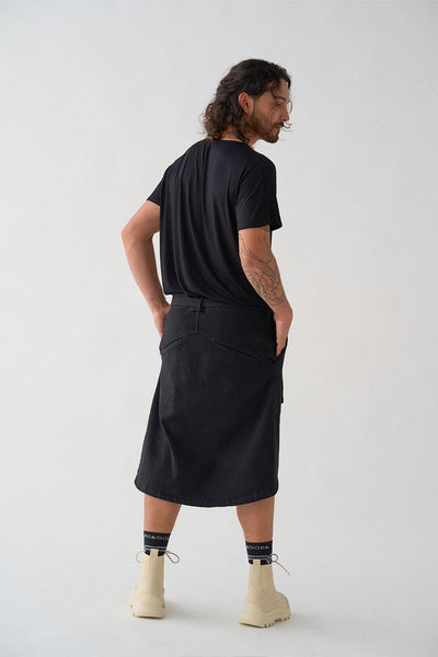 Falda Unisex Negro