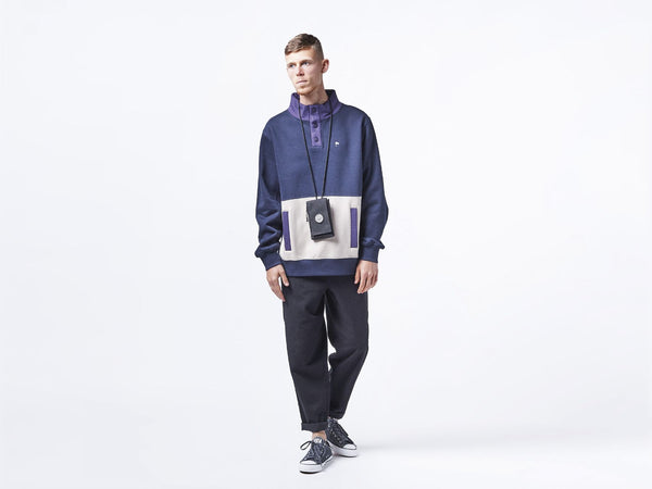 Harro Sweat Navy blue- Sand